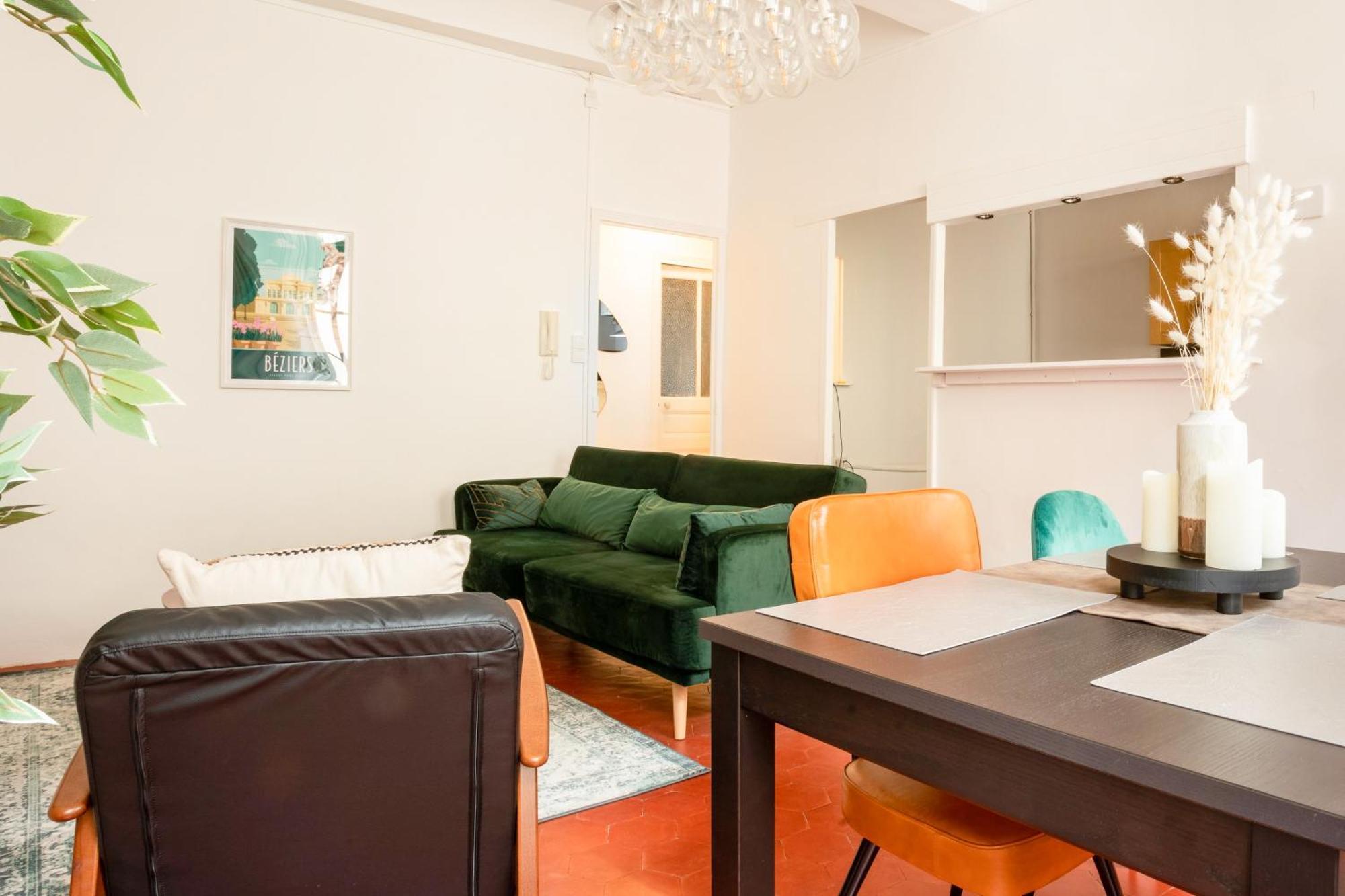 La Vaca T3 Standing Climatisation Wifi Netflix Coeur Historique Apartment เบซิเยร์ ภายนอก รูปภาพ
